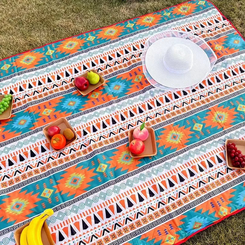 Modern Oxford Cloth Picnic Mat Outdoor Camping Thickened Ground Mat Moisture-proof Waterproof Folding Portable Camping Mats