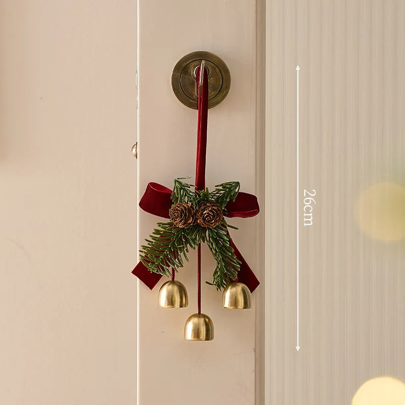 Christmas Bells Decorations Hanging Ornaments for Xmas Tree and Home Holiday Decoration