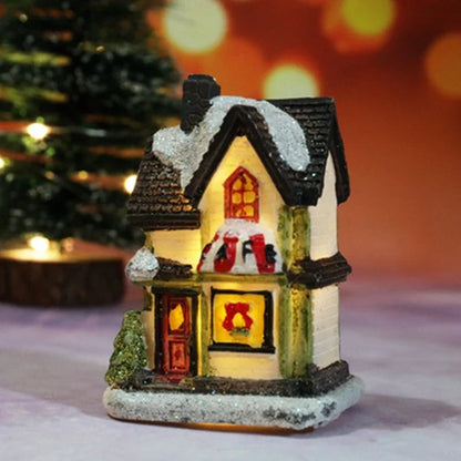 Christmas House Light Decorations For Home Ornaments Kids Xmas Gift New Year 2024 Navidad Decor Bedroom Night Light With Battery