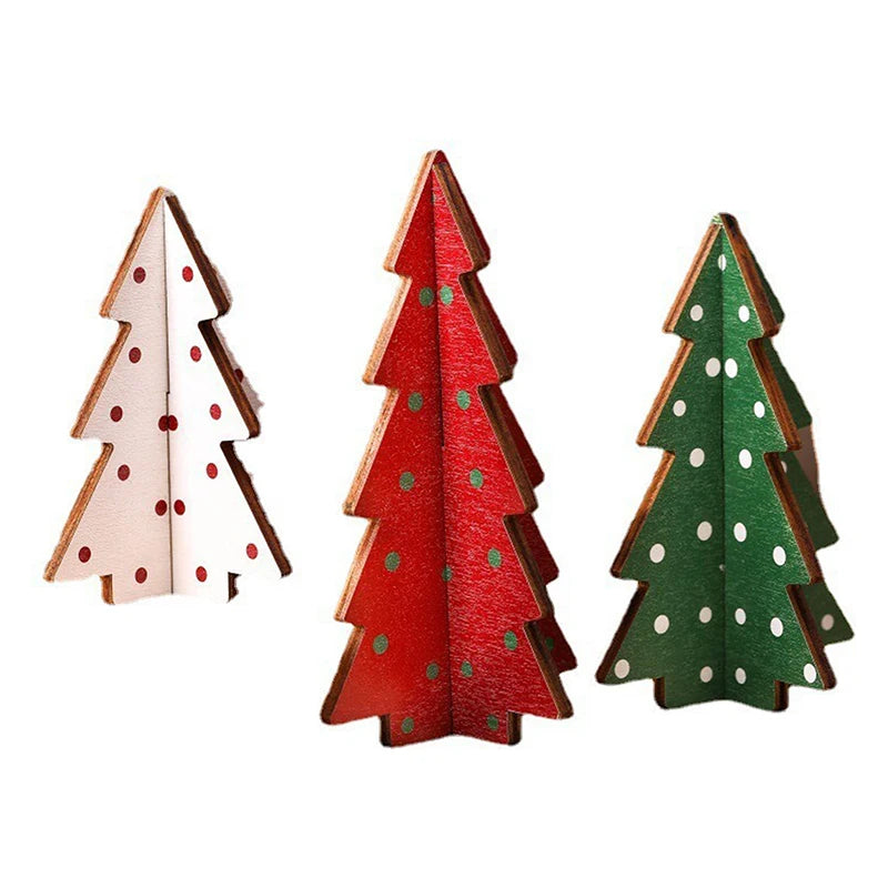 Christmas Decor Wood Table Rustic Christmas Tree Farmhouse Wooden Xmas Centerpiece For Small Table Xmas Trees