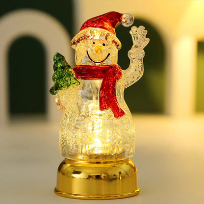Christmas Decoration Snowman Night Light LED Kids Gift For Bedroom Garden Party Decoration Party Home Office Atmosphere Light