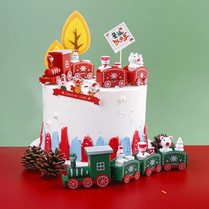 Christmas Train Merry Christmas Decorations For Home 2025 Cristmas Ornament Xmas Navidad Noel Gifts Happy New Year 2026 Gifts