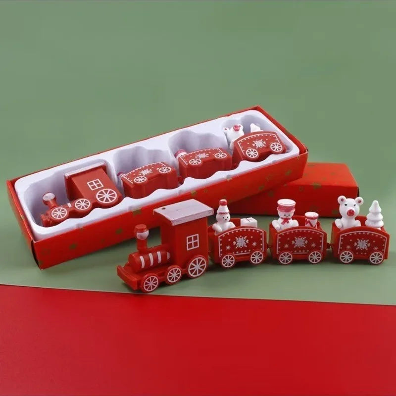 Christmas Train Merry Christmas Decorations For Home 2025 Cristmas Ornament Xmas Navidad Noel Gifts Happy New Year 2026 Gifts