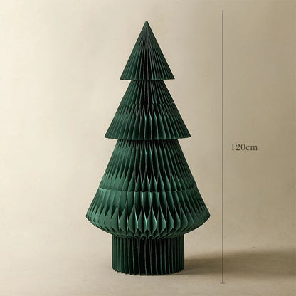 Christmas tree large origami ornament 1.8 meters creative Christmas decorations shopping mall holiday decoration props