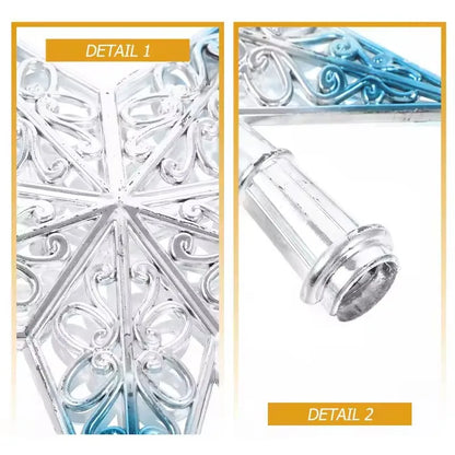 Christmas Ornament Christmas Tree Star Topper Star Party Decoration Tree toppers Blue Decorchraitmas Supplies Favors