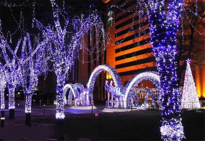 Christmas Lights 5M 10M 20M 30M 50M 100M Led String Fairy Light 8 Modes Christmas Lights For Patio Wedding Party Holiday Lights