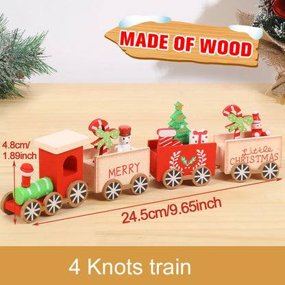 Christmas Train Merry Christmas Decorations For Home 2025 Cristmas Ornament Xmas Navidad Noel Gifts Happy New Year 2026 Gifts