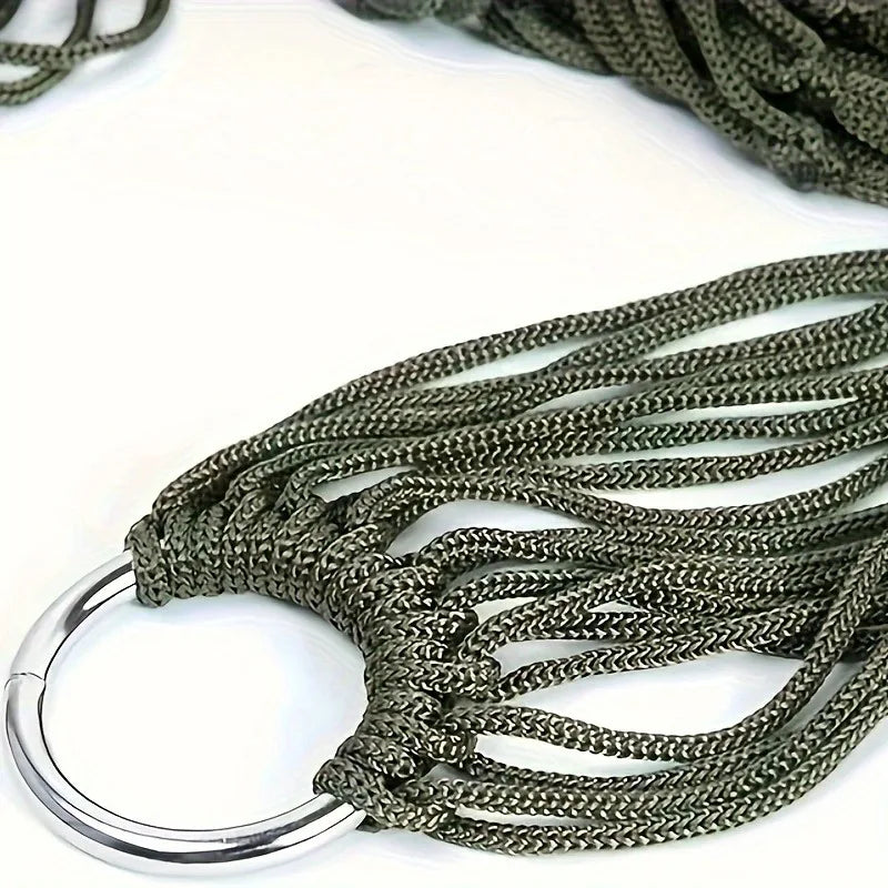 Outdoor Sports Hammock, Outdoor Sports Camping Hammock Net Nylon Rope Hook, Suitable for Garden, Beach, Courtyard Travel
