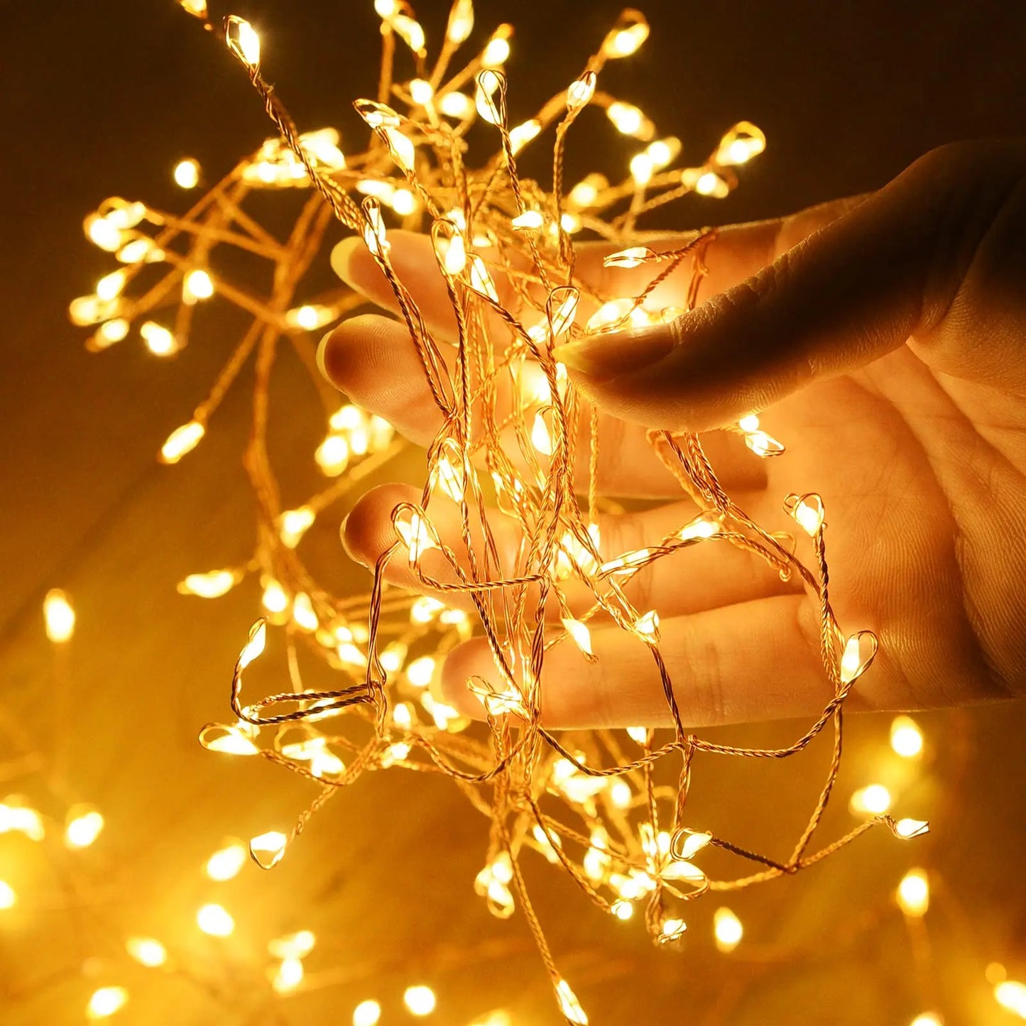 LED Firecracker String Lights Garland Fairy Light Christmas Tree Lights for Wedding Party Christmas Outdoor Decoration 2025