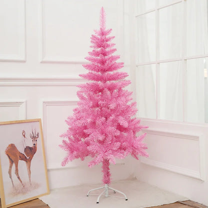 Xmas Decoration Window Ornaments Artificial Christmas Tree Pink Rose Red Christmas Tree Decorations Christmas Decoration Gift