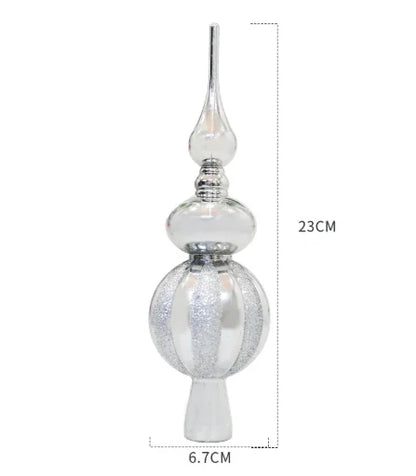 Christmas Tree Decorations, Shiny Christmas Tree Top Ornaments Christmas Tree Hang Pendant Festival Ornament For Home Decor