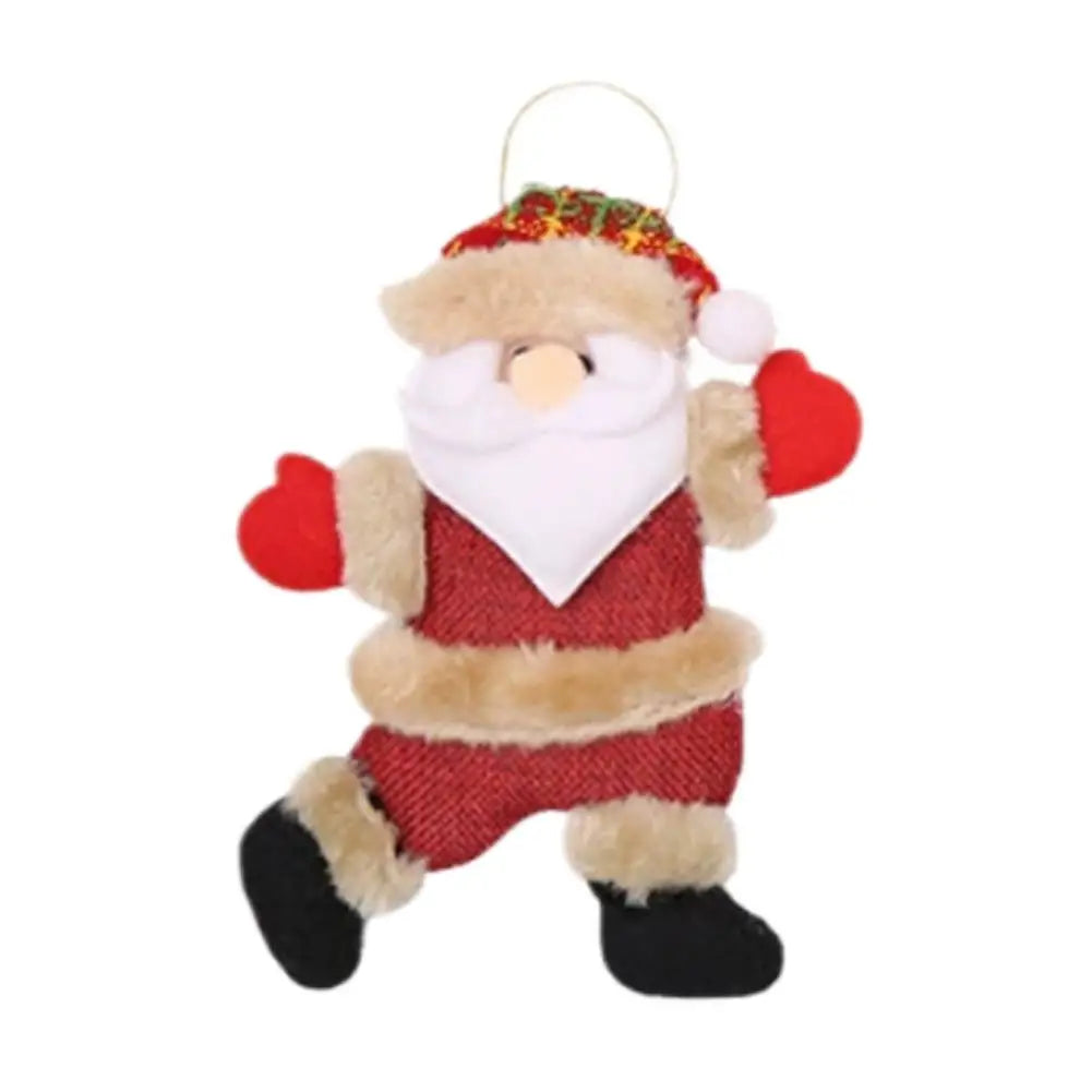 Christmas Tree Decorations, Plush Hanging Ornaments, Snowman Reindeer Bear Kids Room Window Pendants, Holiday Party Supplies