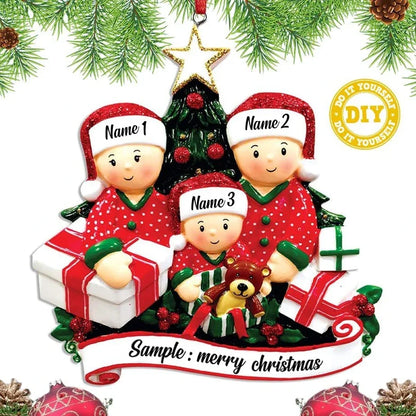 Christmas Tree Hanging Ornaments DIY Personalised Holiday Home Decor Gifts Navidad New Year 2026 Christmas Decorations for Home