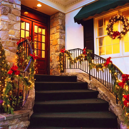 2024 New Year Christmas Decoration String Lights 10M 30M 50M Outdoor Garland Fairy Lights for Wedding Party Garden Tree Street