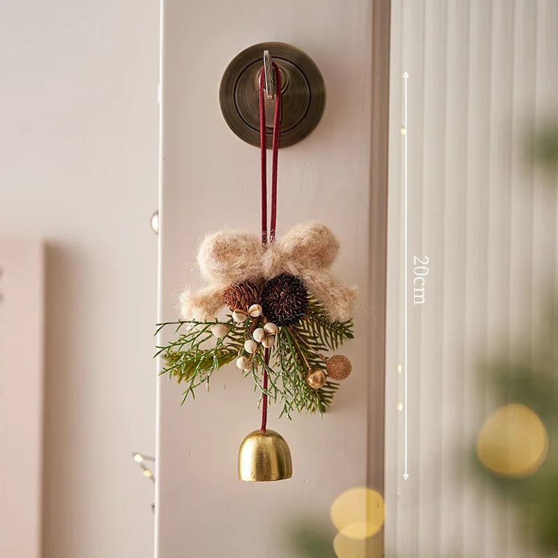 Christmas Bells Decorations Hanging Ornaments for Xmas Tree and Home Holiday Decoration