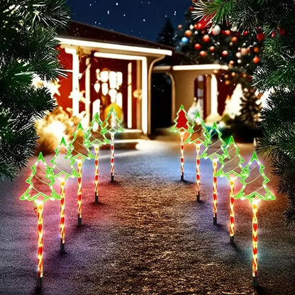 Christmas LED Candy Shaped Tree Lights Outdoor Decoration