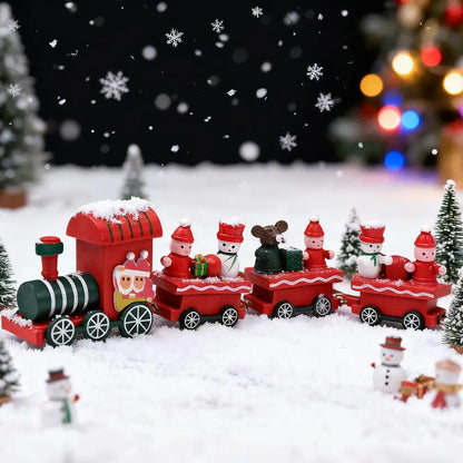 Christmas Train Merry Christmas Decorations For Home 2025 Cristmas Ornament Xmas Navidad Noel Gifts Happy New Year 2026 Gifts