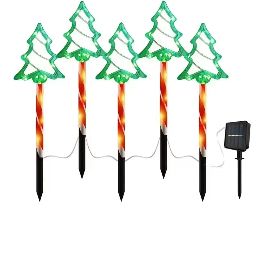 Christmas LED Candy Shaped Tree Lights Outdoor Decoration