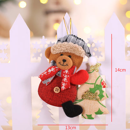 Christmas Ornaments Red Star Christmas Tree Pendant Xmas DIY New Year 2023 Party Gifts Noel Supply Navidad 2022 Home Decor