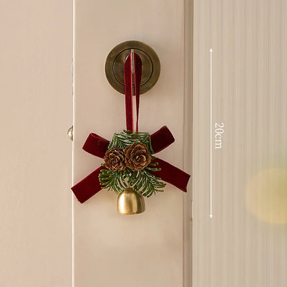 Christmas Bells Decorations Hanging Ornaments for Xmas Tree and Home Holiday Decoration