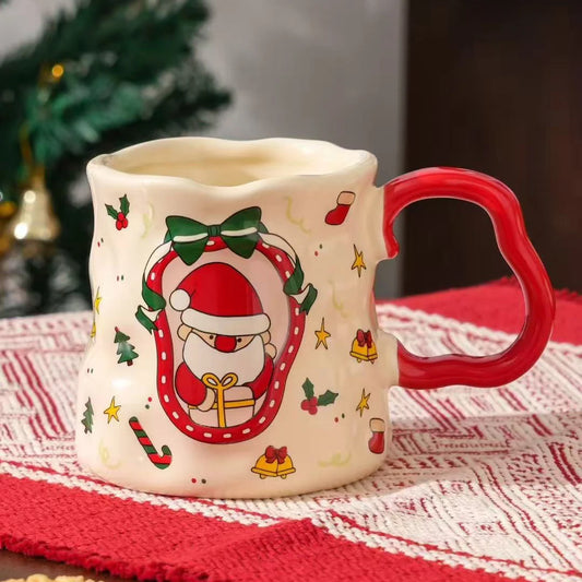 380ML Christmas Ceramic Cup Set