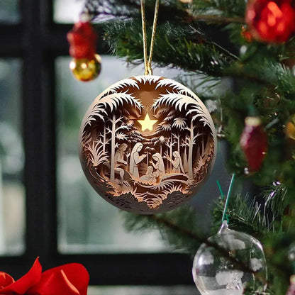 Christmas Nativity Ornaments Nativity Keepsake Religious Ornament Exquisite Indoor Nativity Scene Ornaments For Christmas