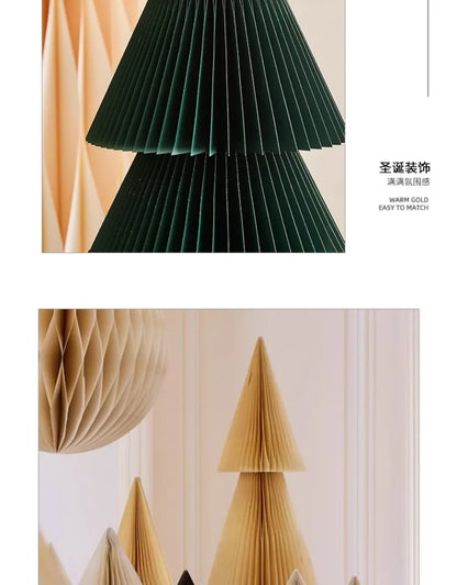 Christmas tree large origami ornament 1.8 meters creative Christmas decorations shopping mall holiday decoration props