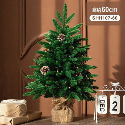 Christmas tree, Christmas, cedar, Christmas decorations, New Year, snowflakes, snow trees, atmosphere decoration supplies