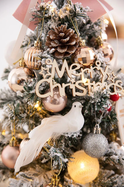 Christmas Decoration 45/60cm Christmas Tree Desktop Small Tree Ornaments New Year Navidad Gift Christmas Festival Party Supplies