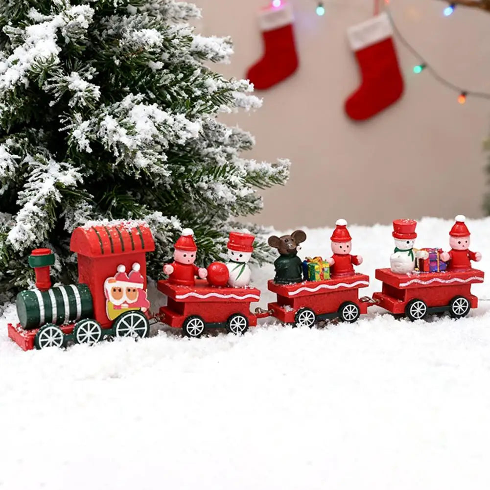 Christmas Train Merry Christmas Decorations For Home 2025 Cristmas Ornament Xmas Navidad Noel Gifts Happy New Year 2026 Gifts
