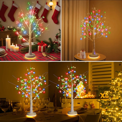 LED Christmas Birch Home Decoration Light Indoor Bedroom Party Decoration Landscape Luminous Tree Light