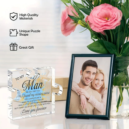 To My Man Gifts Husband Gifts Romantic Gifts for Him Gifts for Husband Boyfriend I Love You Gifts for Him Christmas Gifts