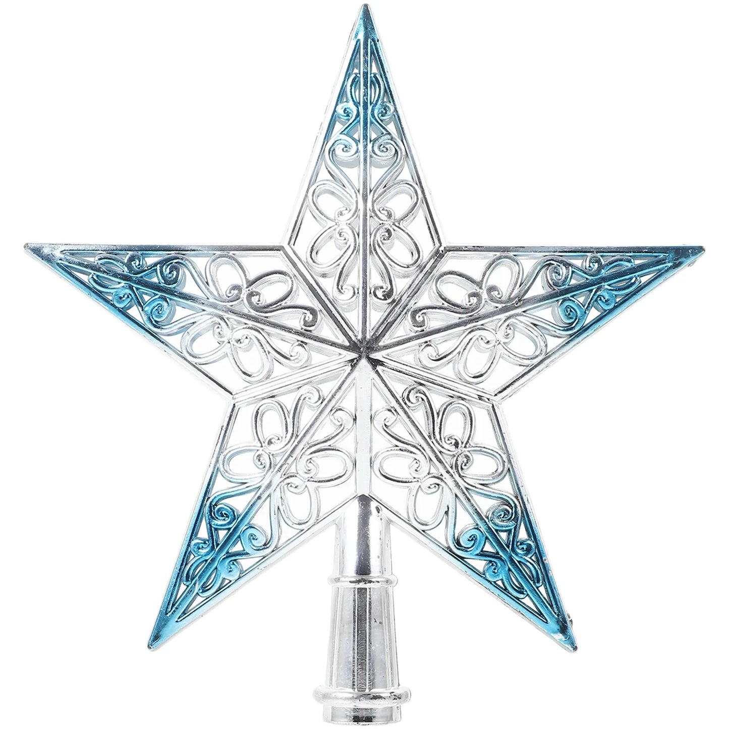 Christmas Ornament Christmas Tree Star Topper Star Party Decoration Tree toppers Blue Decorchraitmas Supplies Favors