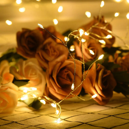 LED Firecracker String Lights Garland Fairy Light Christmas Tree Lights for Wedding Party Christmas Outdoor Decoration 2025