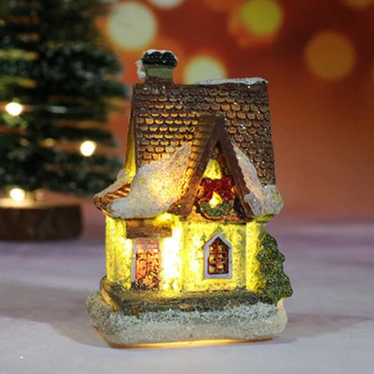 Christmas House Light Decorations For Home Ornaments Kids Xmas Gift New Year 2024 Navidad Decor Bedroom Night Light With Battery