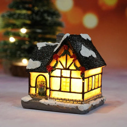 Christmas House Light Decorations For Home Ornaments Kids Xmas Gift New Year 2024 Navidad Decor Bedroom Night Light With Battery