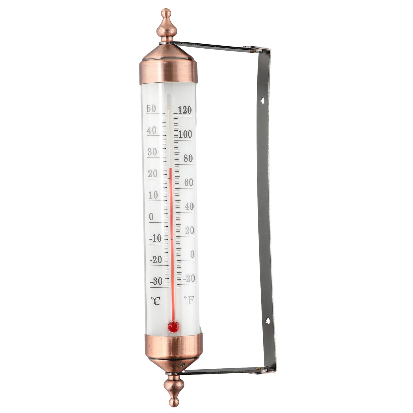 Outdoor Thermometer Garden Patio Outside Wall Greenhouse Sun Terrace Bronze Effect Outside Wall Thermometer Outdoor Thermometers