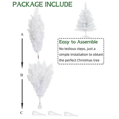 Artificial White Christmas Tree Mini Desktop Decoration 60cm Ornaments Trees Perfect For Home Garden Courtyard Decorate
