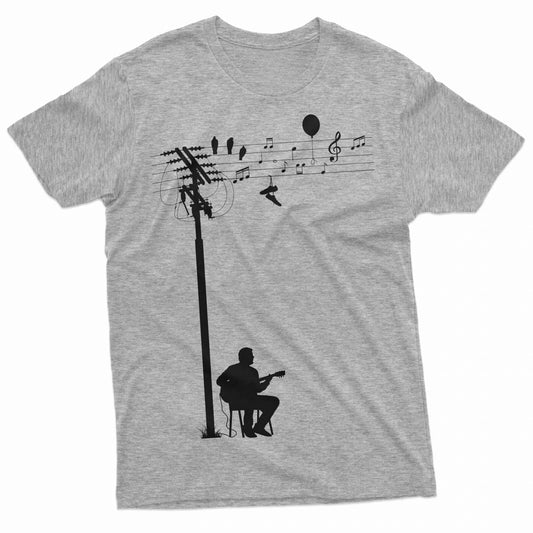 Guitarist Musician Gifts Guitar Enthusiast Gifts Musician Birthdays Printed Tee Comfortable and Soft Breathable Men's Clothing