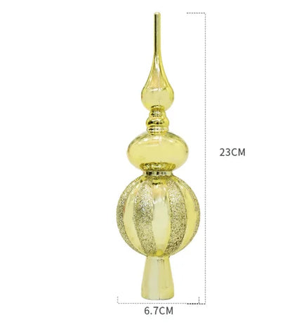 Christmas Tree Decorations, Shiny Christmas Tree Top Ornaments Christmas Tree Hang Pendant Festival Ornament For Home Decor