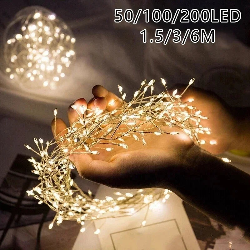 Christmas LED String Lights Garland Holiday Christmas Decoration Battery/USB Holiday Wedding Fairy Lights  Home
