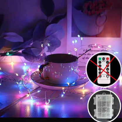 Christmas LED String Lights Garland Holiday Christmas Decoration Battery/USB Holiday Wedding Fairy Lights  Home