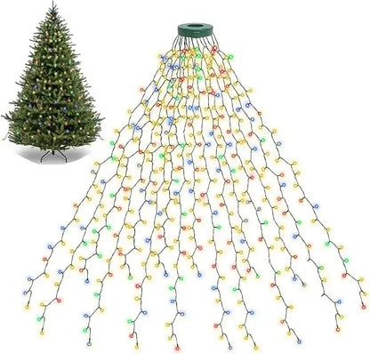 Led Christmas Tree Lights New year's garland String for Patio Garden 1.5M/2M/3M  Waterfall Light christmas decoration 2025