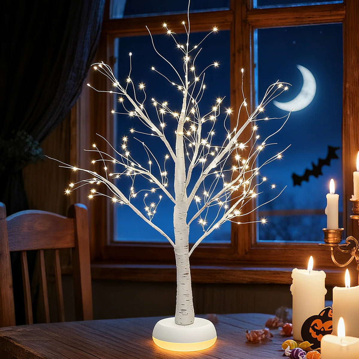 LED Christmas Birch Home Decoration Light Indoor Bedroom Party Decoration Landscape Luminous Tree Light