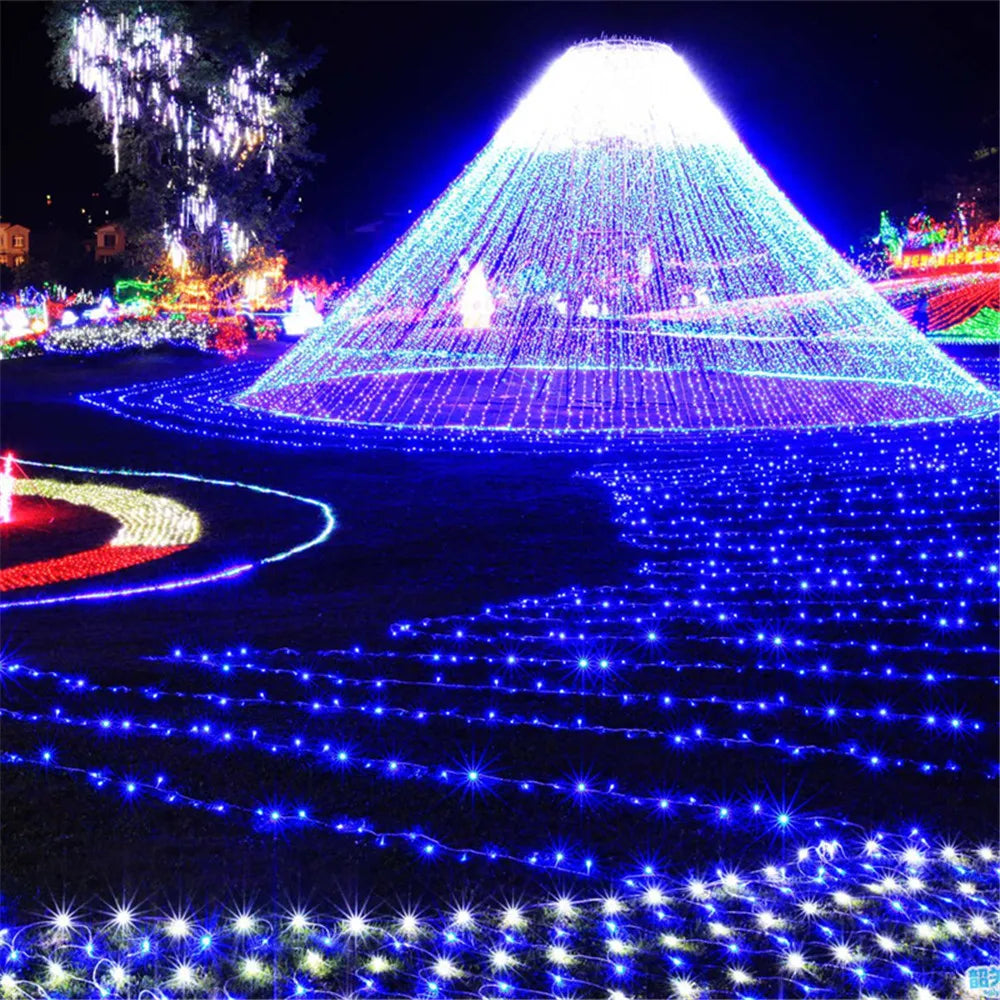 Christmas Lights 5M 10M 20M 30M 50M 100M Led String Fairy Light 8 Modes Christmas Lights For Patio Wedding Party Holiday Lights