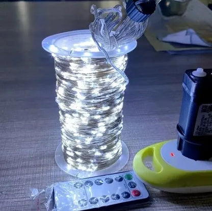 1PCS 500/1000LED Fairy String Lights Christmas Garland Outdoor Decor Lights Waterproof With Remote For Tree Street Wedding Party