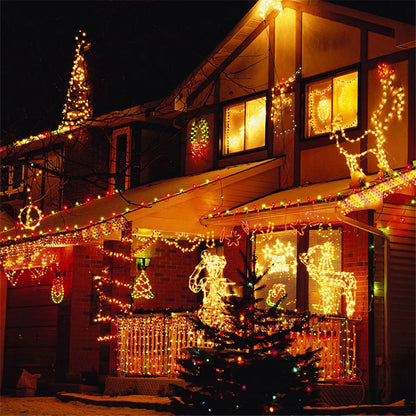 Christmas Lights 5M 10M 20M 30M 50M 100M Led String Fairy Light 8 Modes Christmas Lights For Wedding Party Holiday Lights