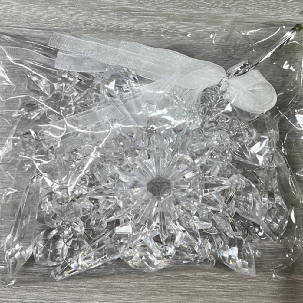 10Pcs Crystal Christmas Tree Ornaments