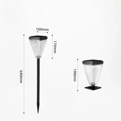 Outdoor Solar Lights Garden Lights Solar Powered Lamp Lantern Waterproof Landscape Lighting Pathway Yard Lawn Garden Decoration