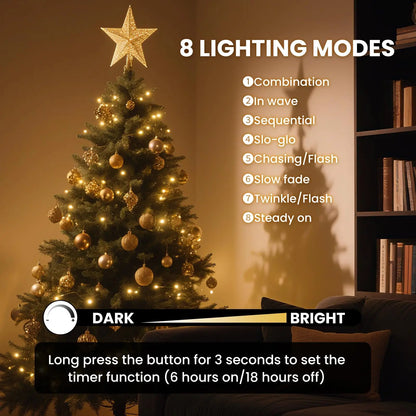 LED Firecracker String Lights Garland Fairy Light Christmas Tree Lights for Wedding Party Christmas Outdoor Decoration 2025